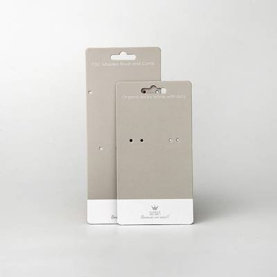 Freundliche elegante Papiervorlaufkarten Eco für Grey Socks