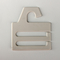 Freundliche kundenspezifische Logo Plastic Tie Hangers For Garderobe ODM Eco