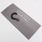 Silberne Gewebe-Papier-Vorlaufkarten Logo Printeds 700gsm mit Aufhänger