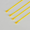 Selbst- der multi Zweck-gelber Nylon- Kabelbinder-3.6mmX250mm, der Nylon-66 Kabelbinder zuschließt