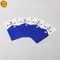 Kundenspezifische Druckfalten-blaue Vorlaufkarte-Tasche Topper For Neckerchief